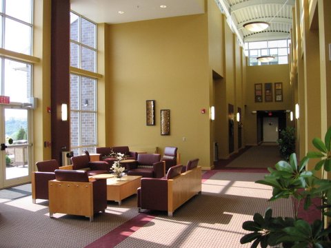 BCC interior gathering area